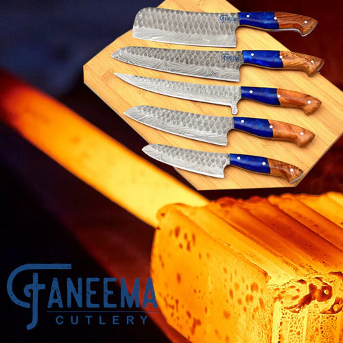 Faneema Cutlery Elevates Culinary Artistry with Hand-Forged Damascus Knives