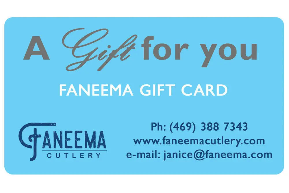 Faneema Gift Card.