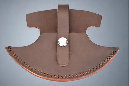 Leather sheath for alaskan ulu knife