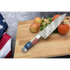 Damascus steel chef knife with American flag handle
