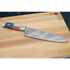 Damascus steel chef knife with Texas flag handle