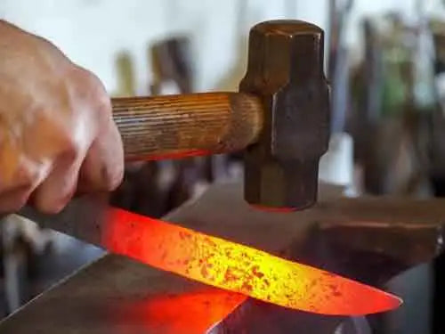Forging a knife