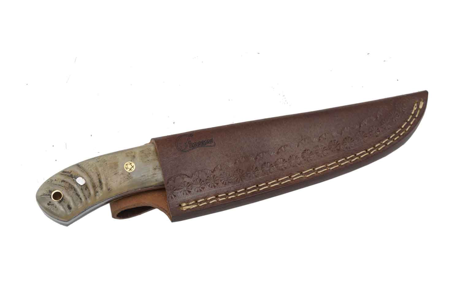 ram horn hunting knife